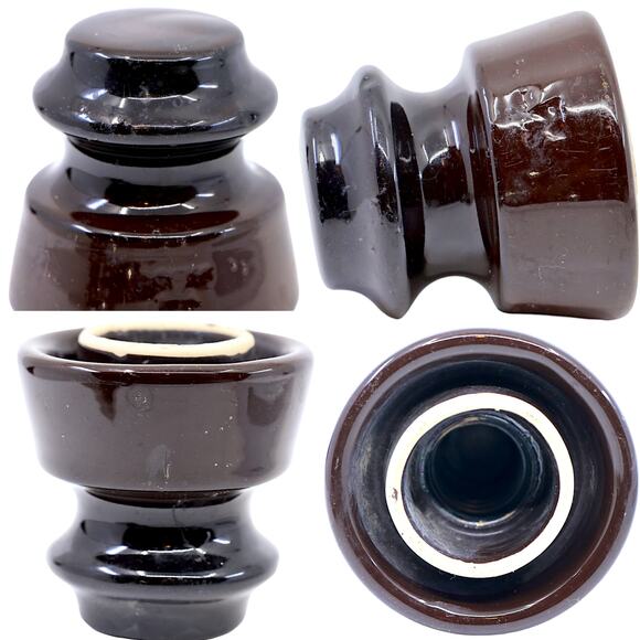 Railroad Insulators Vintage Ceramic & Glass [Lot of 7] - Picture 4 of 10